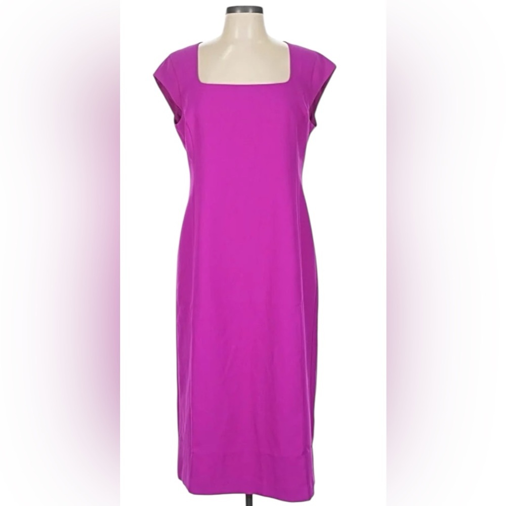 Ann Taylor Square Neck Midi Dress- NWT